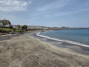Panorama of Playa Fañabé showing the entire bay